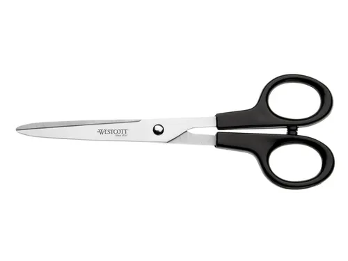 Kantoorschaar Westcott 171mm met kunststof grip rvs
