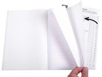 Orderbook gelijnd 13,5x10,5cm 50 blad doorschrijfpapier dupli