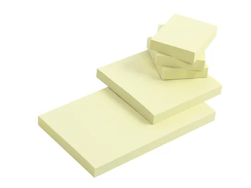 Memoblok Quantore 76x127mm geel