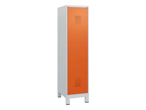 schoollocker,HxBxD 1630x400x500mm,1vak,vak B 400mm,cil.-slot,voeten