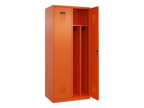 locker voor scheiding van kleding,HxBxD 1850x800x500mm,2vak