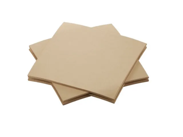 Servet 20x20cm BIO Dunisoft 1/4 vouw bruin 2880 stuks