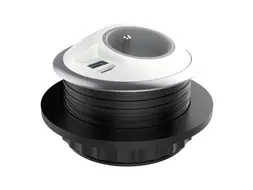 Desktop stekkerdoos Power PixelTUF 1x Penaarde +USB A/C 25W Wit