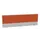 opzetpaneel bureau aanbouw achter MP-lichtgrijs BN3012-oranje 1800mm