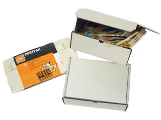 Postpakketdoos CleverPack golfkarton 330x300x80mm wit 5stuks - 2