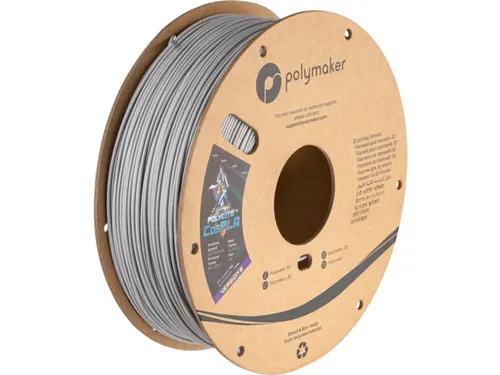 PolyLite CosPLA Version B More Durable grijs/zilver 1kg 3D Filament