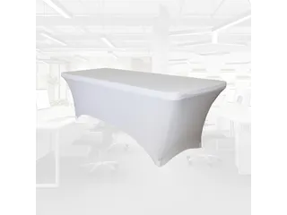 Tafelrok BRASQ 183x76x74cm wit - 6