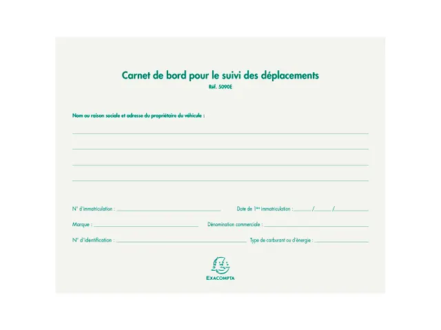 Carnet Suivi des déplacements
