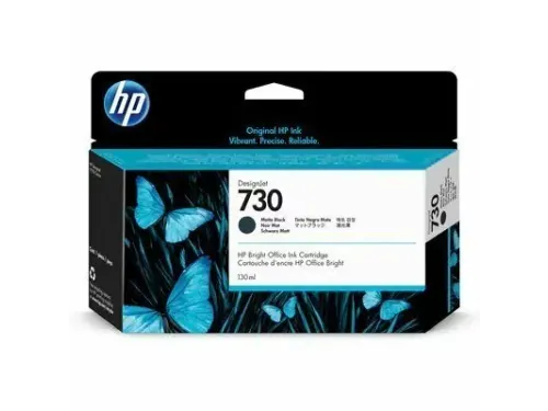 HP 730 130ml Mat Zwart DesignJet Inkt Cartridge P2V65A