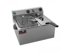 CaterChef Friteuse rvs 5+8 Liter elektrisch