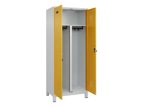 PBM-locker,HxBxD 1950x800x500mm,2vak,vak B 400mm,draaigrendel