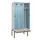 locker met bank,voor scheiding van kleding,HxBxD 2120x900x815mm,3vak