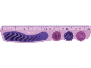 Liniaal Maped Kidy Learn Concentration 20cm paars - 4