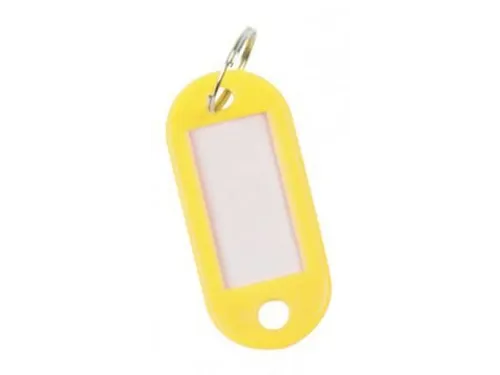 Sleutelhanger Pak Van 10 Stuks Geel