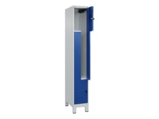 Z-garderobekast,HxBxD 1950x300x500mm,vak B 150/300mm,draaigrendel - 2