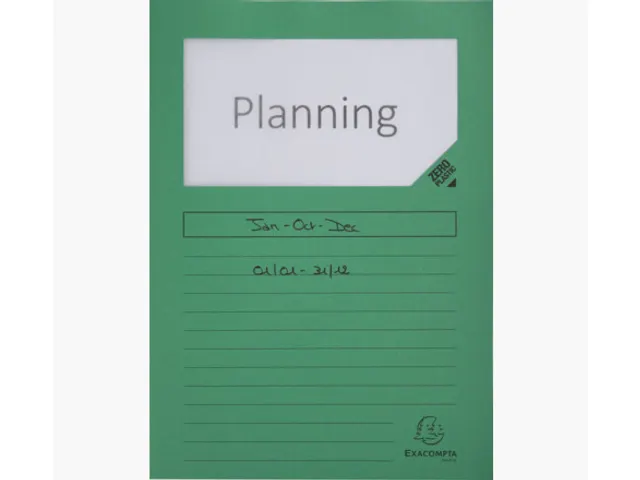 Venstermap Exacompta Forever L-map 120gr karton Donkergroen