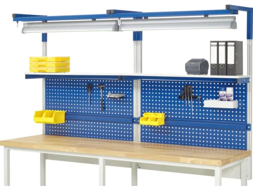 opbouwelement,v. werkbank,HxBxD 1380x2500x350mm,draagverm. 100kg,staal