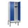 locker met bank,HxBxD 2120x800x815mm,2vak,vak B 400mm,draaigrendel