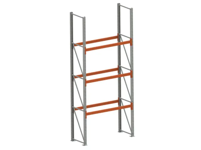 palletstelling,grondveld,HxBxD 4400x1825x800mm,2xtraversen