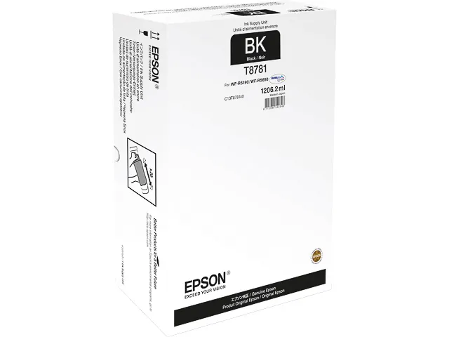 C13T878140 EPSON WF PRO Inkt zwart EHC 1206,2ml