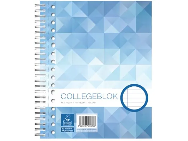 Collegblok 17g Work A5 Gelijnd