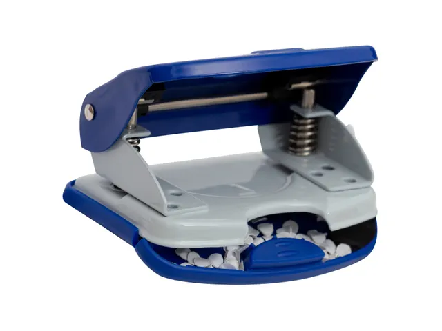 Q-CONNECT Medium Duty perforator Metaal 2-gaats 20 vel Blauw
