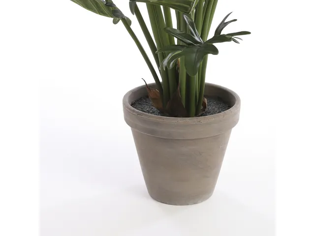 Kunstplant Mica Philodendron selloum groen in pot 50x60cm