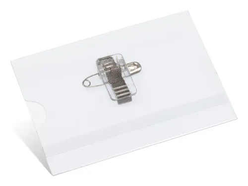 Naambadge Kangaro 60x90mm doos a 24 stuks met clip, speld en insteekka
