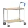 tafelwagen,draagverm. 150kg,2xstaalplaat,laadvl. LxB 760x430mm