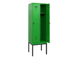 schoollocker,HxBxD 1950x600x500mm,2vak,vak B 300mm,draaigrendel - 1