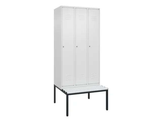 locker voor scheiding van kleding,HxBxD 2120x900x815mm,3vak