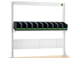 sleufplaat,plank,13vakken,v. werkbank,HxBxD 1357x1800x435mm,staal
