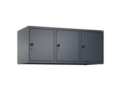 opzetkast,v. locker,3vak.,vak B 400mm,HxBxD 500x1200x500mm