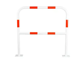 beschermbeugel,v. binnen/buiten,HxBxD 1000x1000x150mm,staal,wit/rood - 2