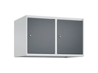opzetkast,v. locker,2vak.,vak B 400mm,HxBxD 500x800x500mm,cilinderslot - 2
