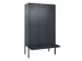 locker met bank,voor scheiding van kleding,HxBxD 2120x1200x815mm,3vak