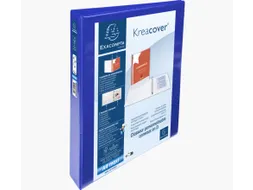 Kreacover ringmap Personaliseerbaar Blauw Pp Met 4 D-ringen Maxi