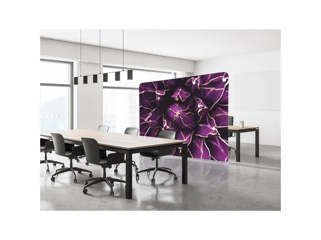 Scheidingswand Textiel 200x150cm Cactus Paars