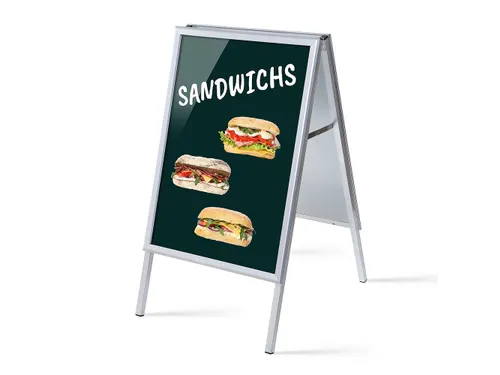Stoepbord A1 complete set met print "Sandwichs"