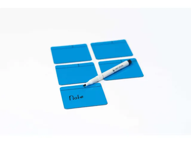 Carte magnétique Scrum 75x75mm Bleu clair