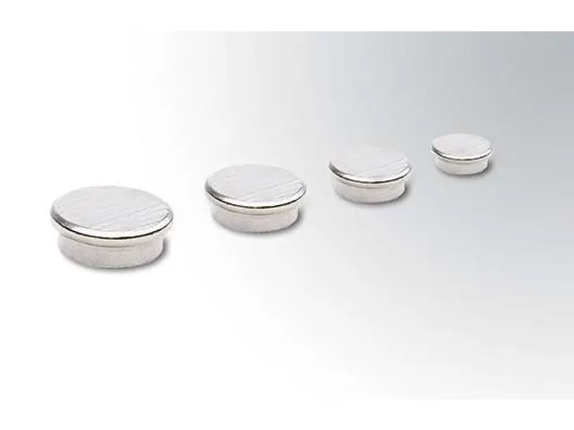 Extra Sterke Chroom Magneten zilver 25mm 10 stuks