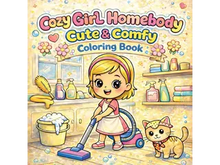 Kleurboek Cozy Girl Homebody Cute & Comfy - 2