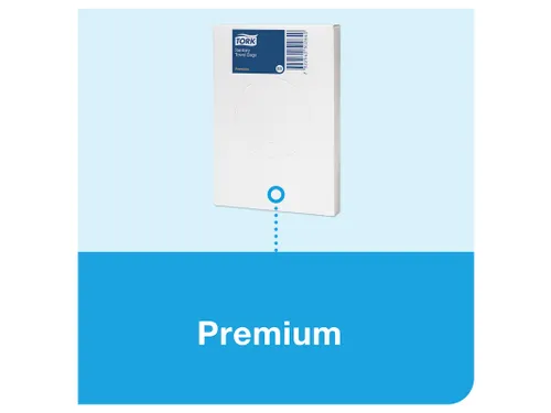 Dispenser Tork 566000 damesverbandzakjes B5 566000 wit