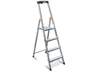 Lichte Universele Ladders Aluminium H 0 83m 4treden - 1