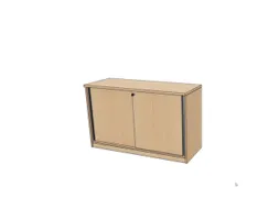 schuifdeurkast,HxBxD 720x1200x445mm,NE-esdoorn