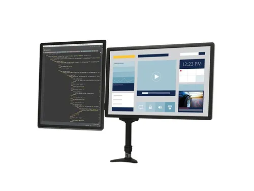 Dual Monitor Arm Scharnierend Bureau Monteerbaar 2 schermen