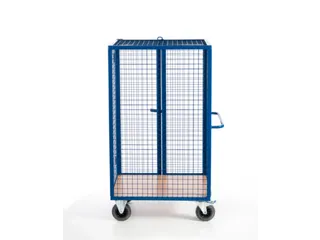 kastwagen,draagverm. 600kg,laadvl. LxB 980x700mm,houtplaat,3gaaswanden - 7