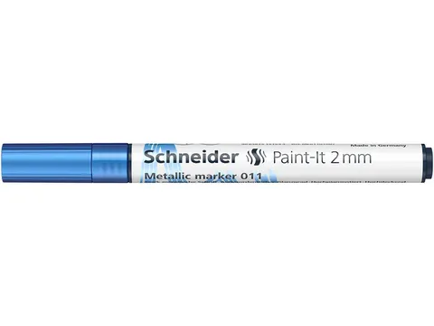 Metallic marker Schneider Paint-It 011 2mm blauw metallic
