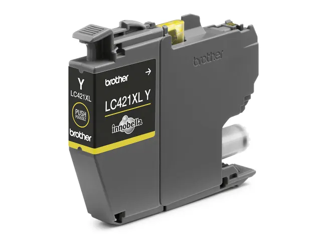Inktcartridge Brother LC-421XLY geel