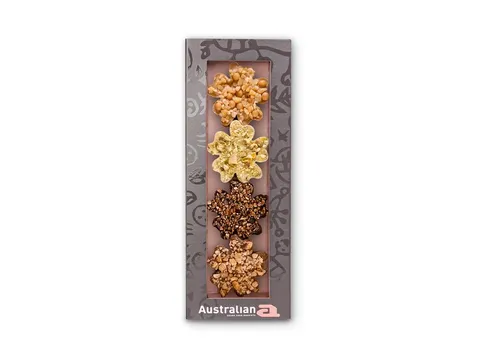 Chocolat Australian fleurs boîte 4 pièces